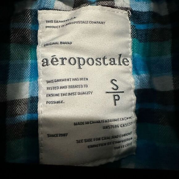 Aeropostale ocean blue quilted women’s sleeveless vest - Picture 5 of 8